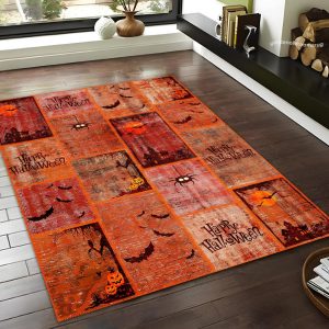 Halloween Rug, Halloween Area Rug, Gothic Rug, Halloween Decor